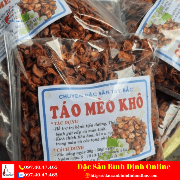 Táo Mèo Khô Chính Gốc Đặc Sản Tây Bắc