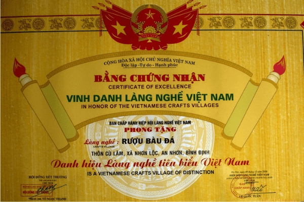 Vinh Danh Làng Nghề Rượu Bầu Đá Cù Lâm